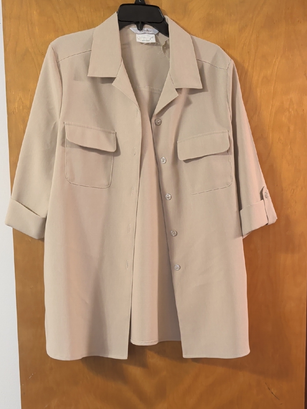 TanJay Beige Shirt Jacket